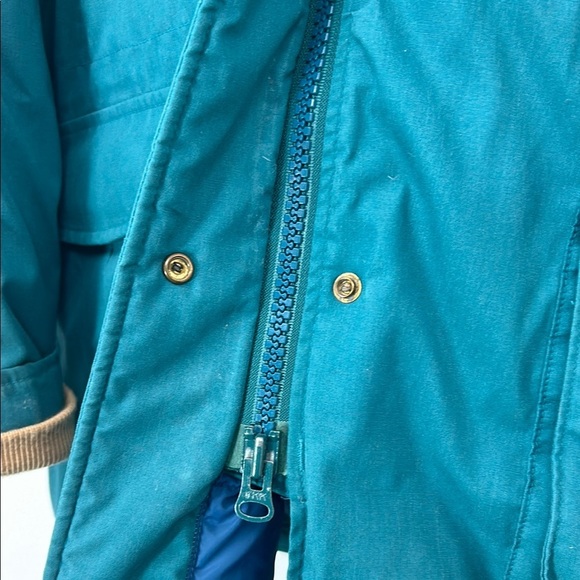 Vintage L.L. Bean Jacket Down Filled Winter Pockets Hood Outdoor Snow Coat Warm - Picture 4 of 15